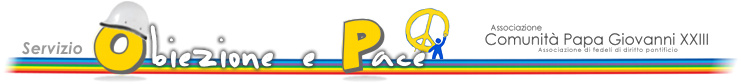 logo servizio obiezione e pace